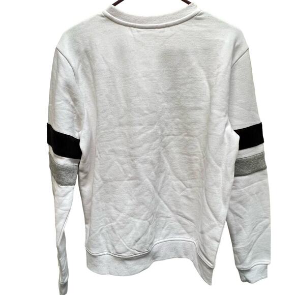 FILA White Crewneck Sweatshirt, Pullover Sweatshirt Size M NEW - Picture 8 of 8